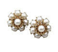 Trifari vintage fx pearl earrings