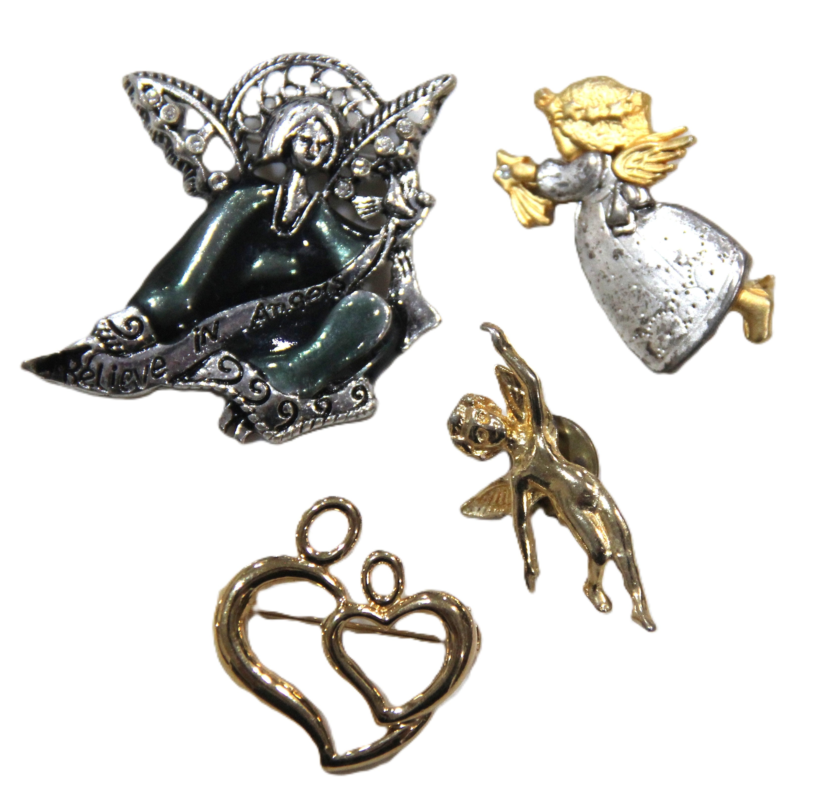 Vintage angl brooch bundle