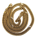 BIJOUX CASCIO HEAVY GOLD CHAIN WITH PAVE CRYSTALS