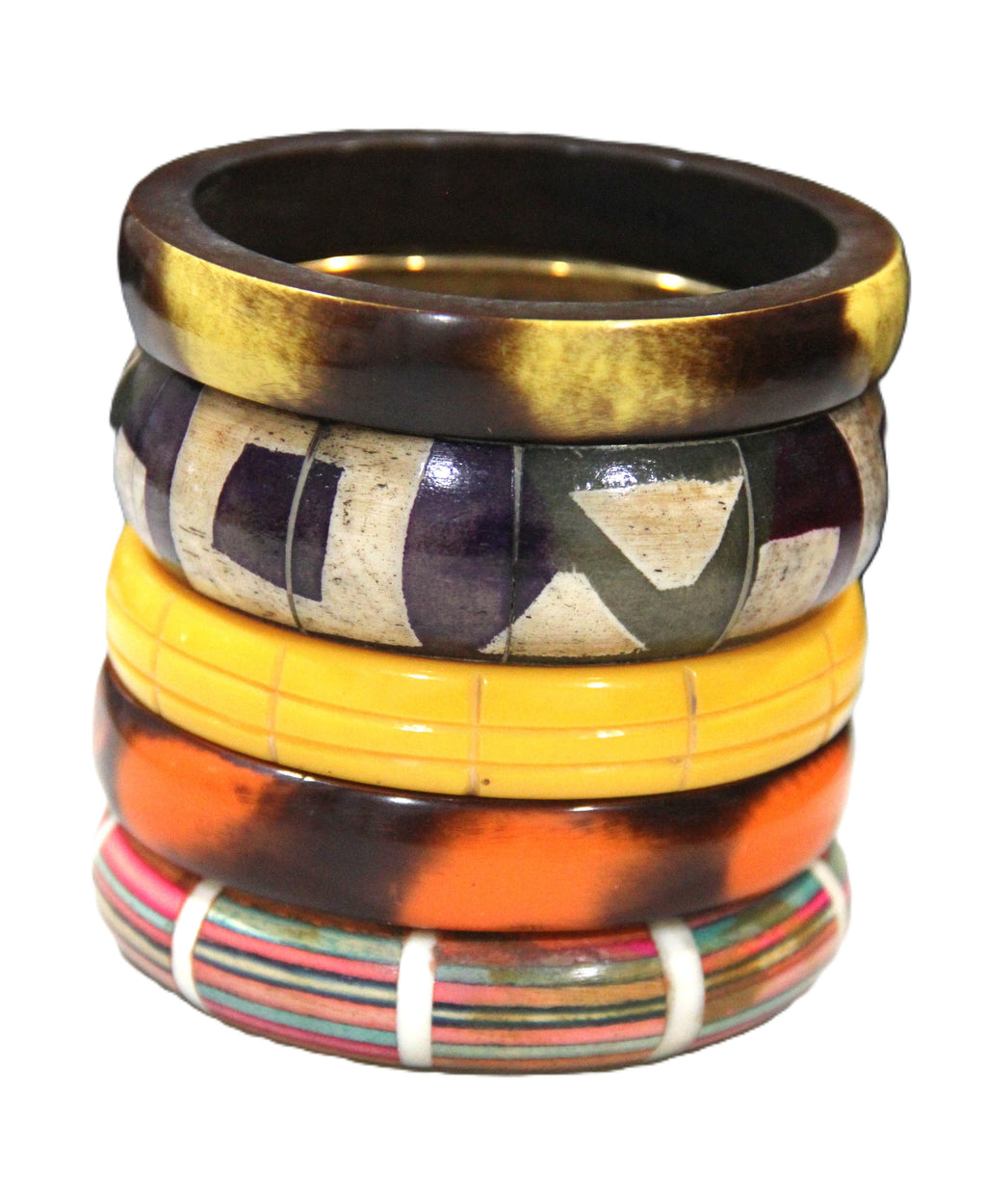 THE "BOHO SUNRISE" BANGLE BRACELET STACK 