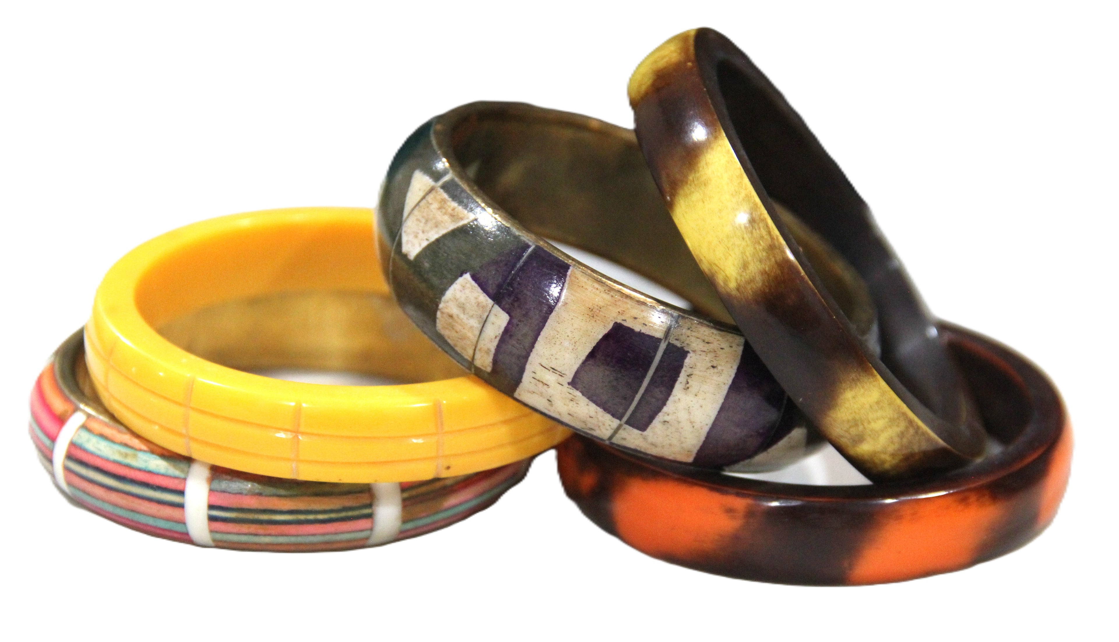 THE "BOHO SUNRISE" BANGLE BRACELET STACK 