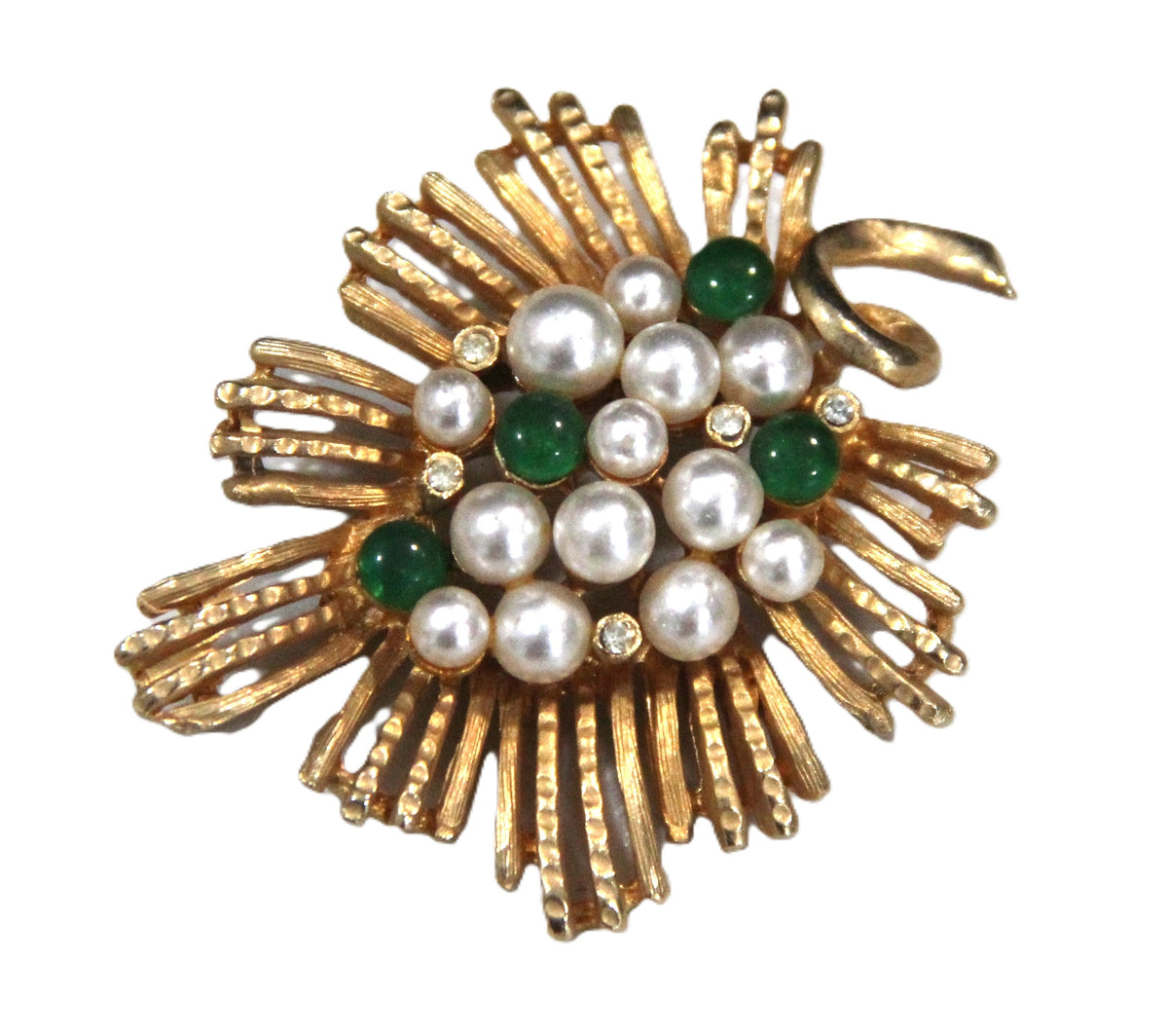 VINTAGE GEM CRAFT BROOCH