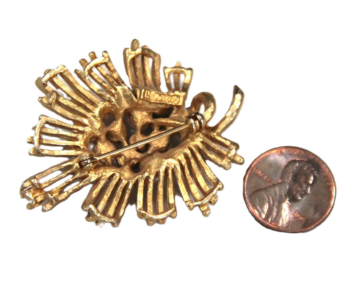 VINTAGE GEM CRAFT BROOCH