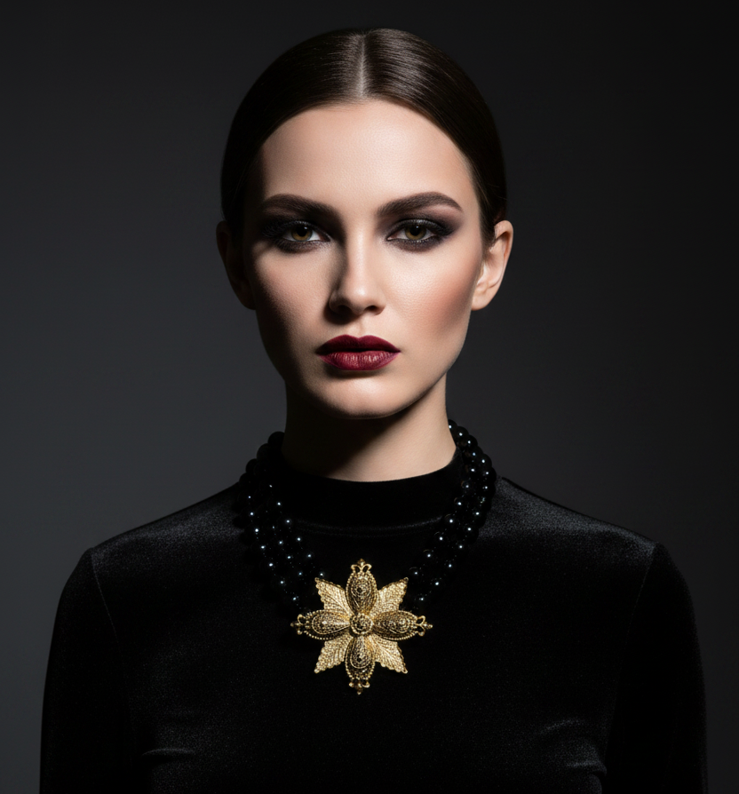 Vintage Maltese Cross brooch