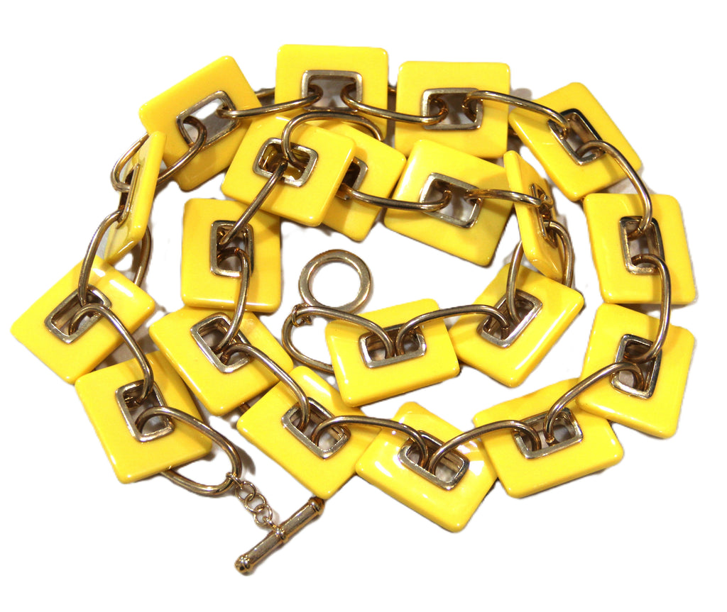 DEAD STOCK MOD YELLOW RESIN STATEMENT BELT