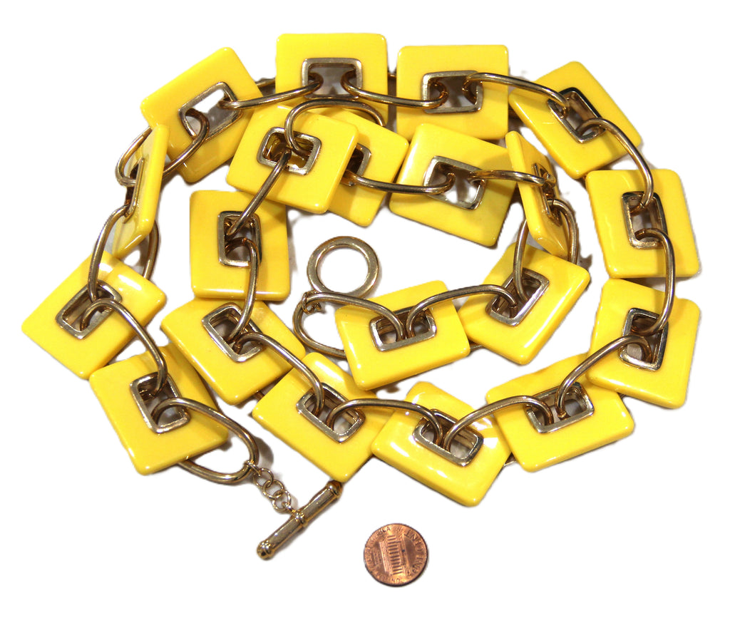 DEAD STOCK MOD YELLOW RESIN STATEMENT BELT