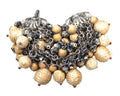 YOCHI NEW YORK DEAD STOCK MULTI CHAIN CHA CHA STATEMENT BRACELET